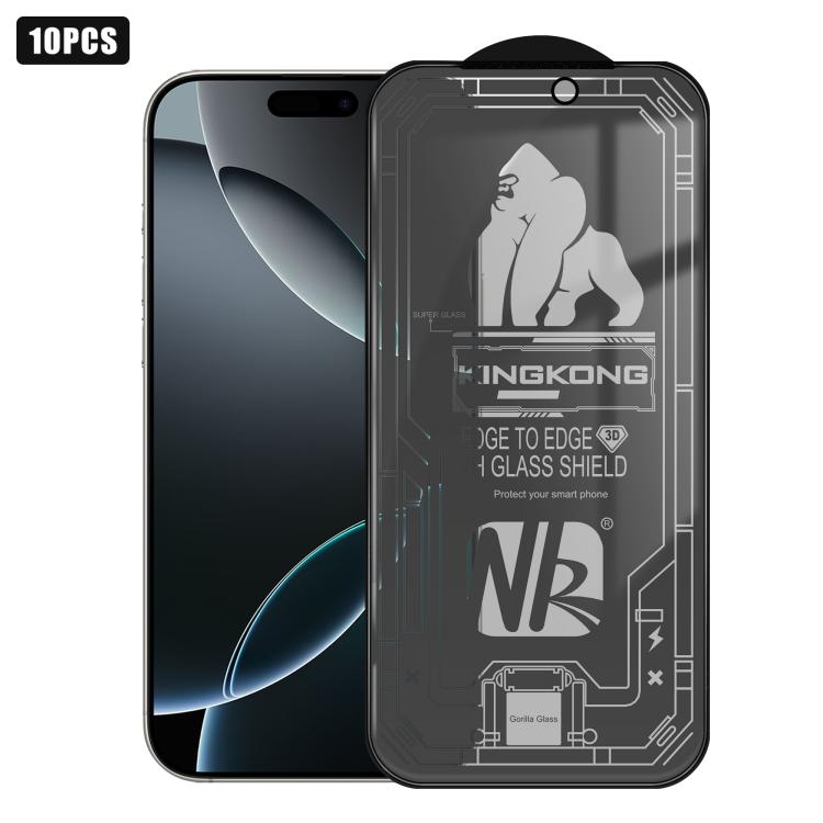 10片裝3D大弧邊電鍍防爆抗刮全屏28度隱私鋼化玻璃膜，適用於 iPhone 17 Pro Max、iPhone 17 Pro、iPhone 17、iPhone Air、iPhone 16 Pro Max、iPhone 16 Pro、iPhone 16