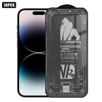 10片裝3D大弧邊電鍍防爆抗刮全屏28度隱私鋼化玻璃膜，適用於 iPhone 17 Pro Max、iPhone 17 Pro、iPhone 17、iPhone Air、iPhone 16 Pro Max、iPhone 16 Pro、iPhone 16