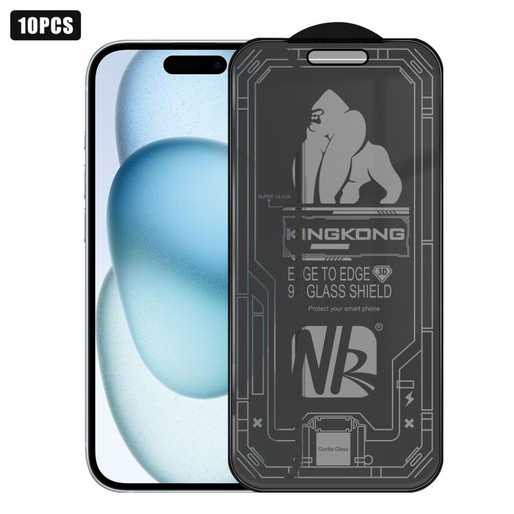 10片裝3D大弧邊電鍍防爆抗刮全屏360度隱私鋼化玻璃膜，適用於 iPhone 17 Pro Max、iPhone 17 Pro、iPhone 17、iPhone Air、iPhone 16 Pro Max、iPhone 16 Pro、iPhone 16