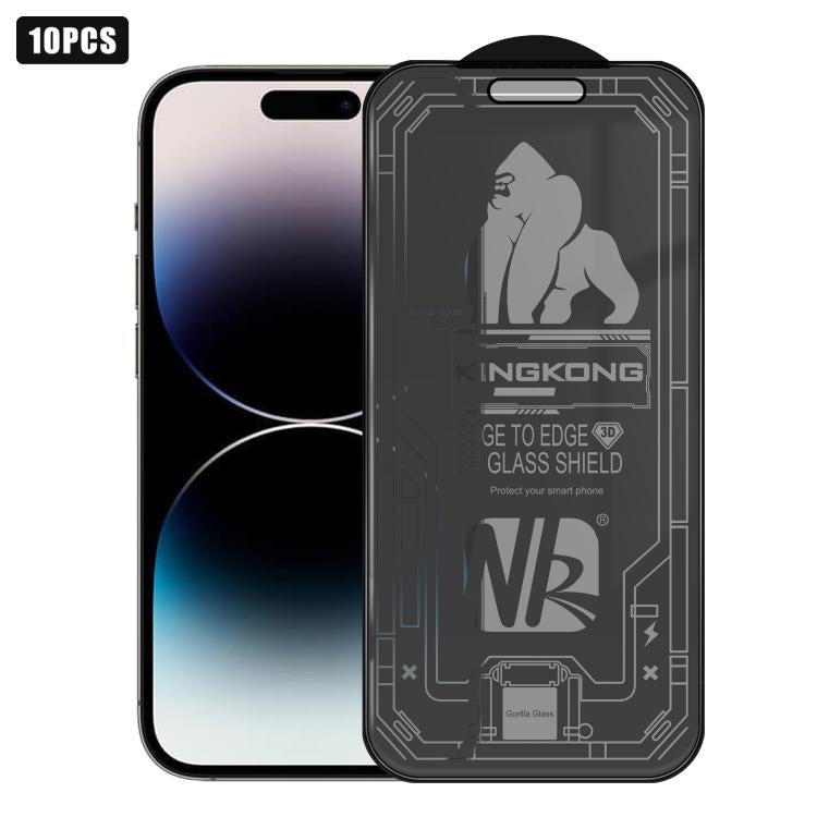 10片裝3D大弧邊電鍍防爆抗刮全屏360度隱私鋼化玻璃膜，適用於 iPhone 17 Pro Max、iPhone 17 Pro、iPhone 17、iPhone Air、iPhone 16 Pro Max、iPhone 16 Pro、iPhone 16