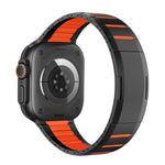 曲面雙色側釋放不鏽鋼錶帶，適用於 Apple Watch 49mm / 46mm / 45mm / 44mm，適用於 Apple Watch 42mm / 41mm / 40mm / 38mm