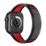 曲面雙色側釋放不鏽鋼錶帶，適用於 Apple Watch 49mm / 46mm / 45mm / 44mm，適用於 Apple Watch 42mm / 41mm / 40mm / 38mm