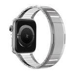 曲面雙色側釋放不鏽鋼錶帶，適用於 Apple Watch 49mm / 46mm / 45mm / 44mm，適用於 Apple Watch 42mm / 41mm / 40mm / 38mm