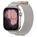 雙關節磁性金屬錶頭尼龍錶帶，適用於 Apple Watch 49mm / 46mm / 45mm / 44mm，適用於 Apple Watch 42mm / 41mm / 40mm / 38mm