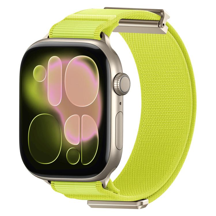 雙關節磁性金屬錶頭尼龍錶帶，適用於 Apple Watch 49mm / 46mm / 45mm / 44mm，適用於 Apple Watch 42mm / 41mm / 40mm / 38mm