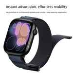 雙關節磁性金屬錶頭尼龍錶帶，適用於 Apple Watch 49mm / 46mm / 45mm / 44mm，適用於 Apple Watch 42mm / 41mm / 40mm / 38mm