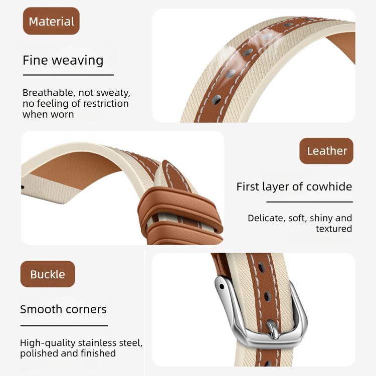 複合縫線真皮錶帶，適用於 Apple Watch 46mm / 49mm / 45mm / 44mm，適用於 Apple Watch 42mm / 41mm / 40mm / 38mm