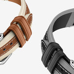 複合縫線真皮錶帶，適用於 Apple Watch 46mm / 49mm / 45mm / 44mm，適用於 Apple Watch 42mm / 41mm / 40mm / 38mm