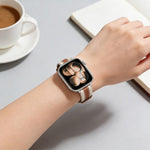 複合縫線真皮錶帶，適用於 Apple Watch 46mm / 49mm / 45mm / 44mm，適用於 Apple Watch 42mm / 41mm / 40mm / 38mm