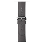 Classic Button Leather Wrist Strap Watch Band for Apple Watch Series 3 & 2 & 1 42mm