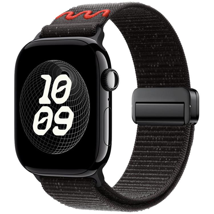 磁性扣環尼龍錶帶，適用於 Apple Watch 46mm / 49mm / 45mm / 44mm，適用於 Apple Watch 42mm / 41mm / 40mm / 38mm
