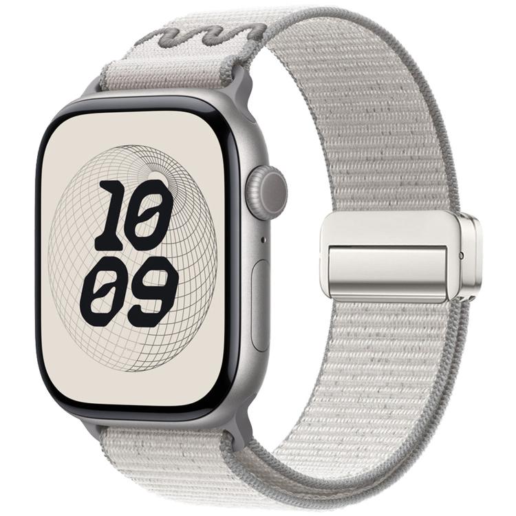 磁性扣環尼龍錶帶，適用於 Apple Watch 46mm / 49mm / 45mm / 44mm，適用於 Apple Watch 42mm / 41mm / 40mm / 38mm