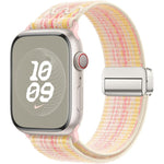 磁性扣環尼龍錶帶，適用於 Apple Watch 46mm / 49mm / 45mm / 44mm，適用於 Apple Watch 42mm / 41mm / 40mm / 38mm