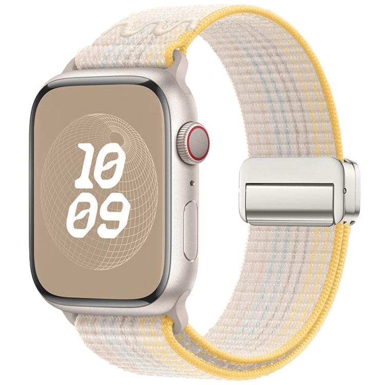 磁性扣環尼龍錶帶，適用於 Apple Watch 46mm / 49mm / 45mm / 44mm，適用於 Apple Watch 42mm / 41mm / 40mm / 38mm
