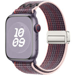 磁性扣環尼龍錶帶，適用於 Apple Watch 46mm / 49mm / 45mm / 44mm，適用於 Apple Watch 42mm / 41mm / 40mm / 38mm