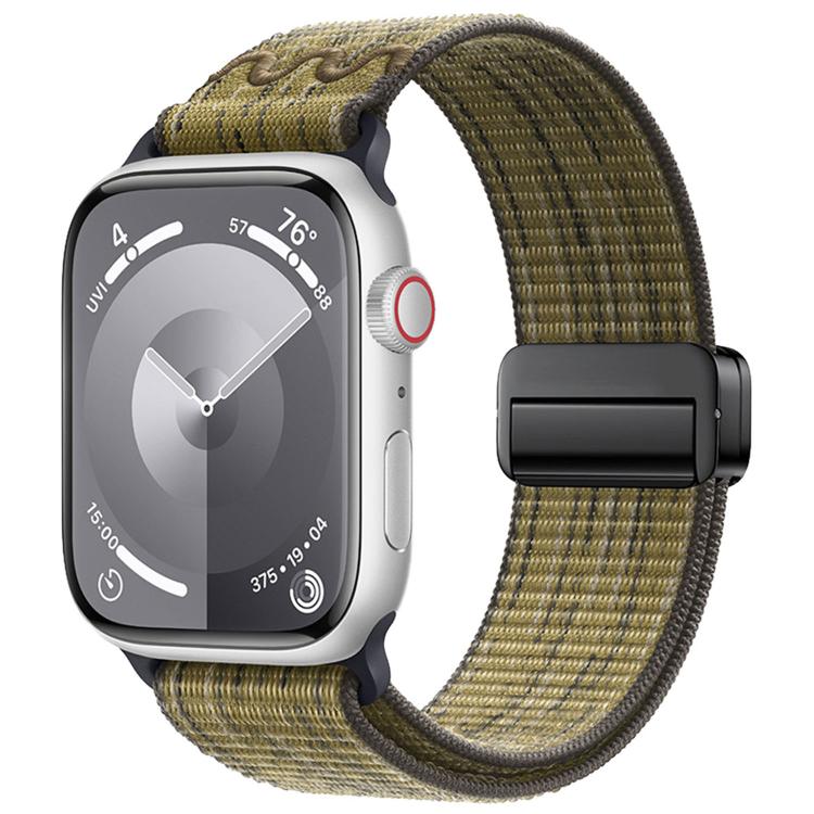 磁性扣環尼龍錶帶，適用於 Apple Watch 46mm / 49mm / 45mm / 44mm，適用於 Apple Watch 42mm / 41mm / 40mm / 38mm