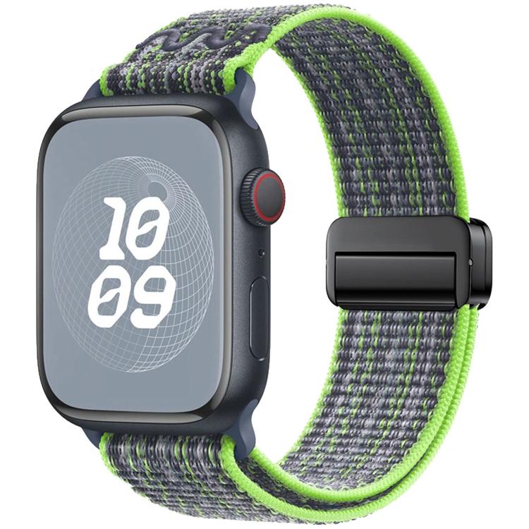 磁性扣環尼龍錶帶，適用於 Apple Watch 46mm / 49mm / 45mm / 44mm，適用於 Apple Watch 42mm / 41mm / 40mm / 38mm