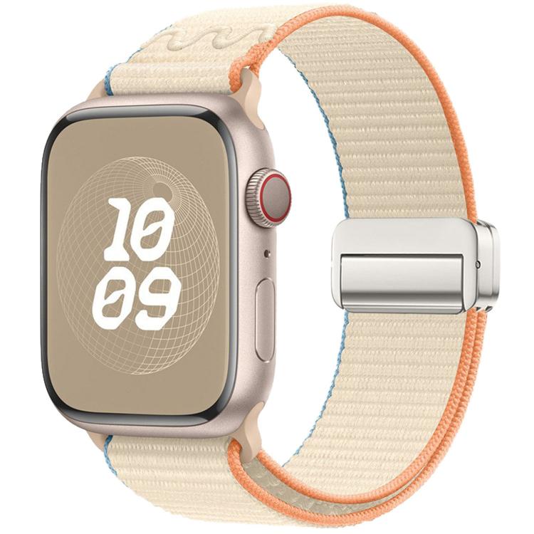 磁性扣環尼龍錶帶，適用於 Apple Watch 46mm / 49mm / 45mm / 44mm，適用於 Apple Watch 42mm / 41mm / 40mm / 38mm