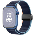 磁性扣環尼龍錶帶，適用於 Apple Watch 46mm / 49mm / 45mm / 44mm，適用於 Apple Watch 42mm / 41mm / 40mm / 38mm