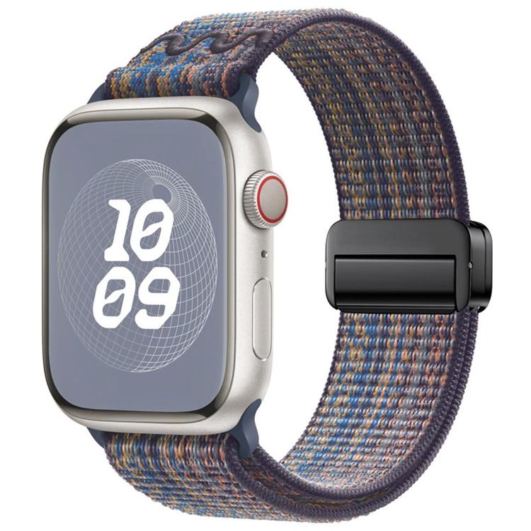 磁性扣環尼龍錶帶，適用於 Apple Watch 46mm / 49mm / 45mm / 44mm，適用於 Apple Watch 42mm / 41mm / 40mm / 38mm