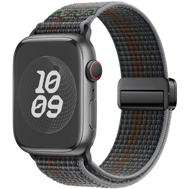 磁性扣環尼龍錶帶，適用於 Apple Watch 46mm / 49mm / 45mm / 44mm，適用於 Apple Watch 42mm / 41mm / 40mm / 38mm