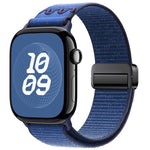 磁性扣環尼龍錶帶，適用於 Apple Watch 46mm / 49mm / 45mm / 44mm，適用於 Apple Watch 42mm / 41mm / 40mm / 38mm