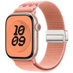 磁性扣環尼龍錶帶，適用於 Apple Watch 46mm / 49mm / 45mm / 44mm，適用於 Apple Watch 42mm / 41mm / 40mm / 38mm
