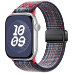 磁性扣環尼龍錶帶，適用於 Apple Watch 46mm / 49mm / 45mm / 44mm，適用於 Apple Watch 42mm / 41mm / 40mm / 38mm