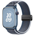 磁性扣環尼龍錶帶，適用於 Apple Watch 46mm / 49mm / 45mm / 44mm，適用於 Apple Watch 42mm / 41mm / 40mm / 38mm