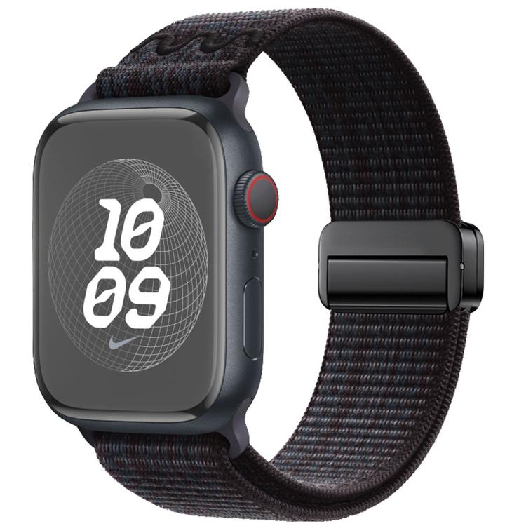 磁性扣環尼龍錶帶，適用於 Apple Watch 46mm / 49mm / 45mm / 44mm，適用於 Apple Watch 42mm / 41mm / 40mm / 38mm