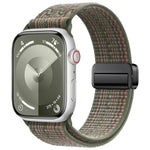 磁性扣環尼龍錶帶，適用於 Apple Watch 46mm / 49mm / 45mm / 44mm，適用於 Apple Watch 42mm / 41mm / 40mm / 38mm