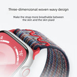 磁性扣環尼龍錶帶，適用於 Apple Watch 46mm / 49mm / 45mm / 44mm，適用於 Apple Watch 42mm / 41mm / 40mm / 38mm