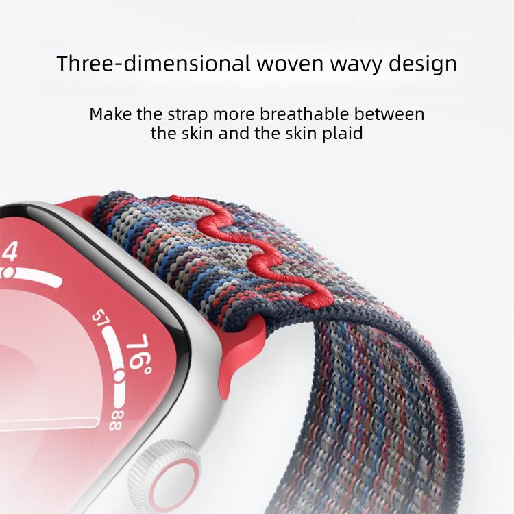 磁性扣環尼龍錶帶，適用於 Apple Watch 46mm / 49mm / 45mm / 44mm，適用於 Apple Watch 42mm / 41mm / 40mm / 38mm