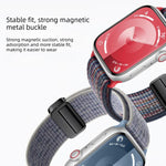 磁性扣環尼龍錶帶，適用於 Apple Watch 46mm / 49mm / 45mm / 44mm，適用於 Apple Watch 42mm / 41mm / 40mm / 38mm