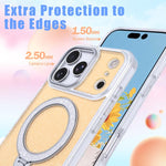 星空亮片磁吸支架手機殼，適用於 iPhone 17 Pro Max、iPhone 17 Pro、iPhone 17
