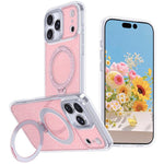 星空亮片磁吸支架手機殼，適用於 iPhone 17 Pro Max、iPhone 17 Pro、iPhone 17