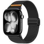 雙磁扣單線尼龍錶帶，適用於 Apple Watch 49mm / 46mm / 45mm / 44mm，適用於 Apple Watch 42mm / 41mm / 40mm / 38mm