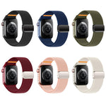 雙磁扣單線尼龍錶帶，適用於 Apple Watch 49mm / 46mm / 45mm / 44mm，適用於 Apple Watch 42mm / 41mm / 40mm / 38mm