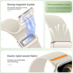 雙磁扣單線尼龍錶帶，適用於 Apple Watch 49mm / 46mm / 45mm / 44mm，適用於 Apple Watch 42mm / 41mm / 40mm / 38mm