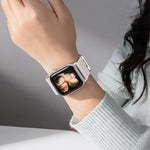 雙磁扣單線尼龍錶帶，適用於 Apple Watch 49mm / 46mm / 45mm / 44mm，適用於 Apple Watch 42mm / 41mm / 40mm / 38mm