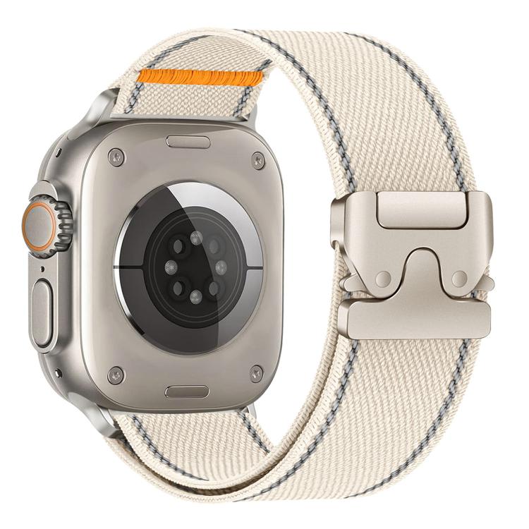 反光傘扣織紋尼龍錶帶，適用於 Apple Watch 49mm / 46mm / 45mm / 44mm，適用於 Apple Watch 42mm / 41mm / 40mm / 38mm