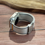 反光傘扣織紋尼龍錶帶，適用於 Apple Watch 49mm / 46mm / 45mm / 44mm，適用於 Apple Watch 42mm / 41mm / 40mm / 38mm