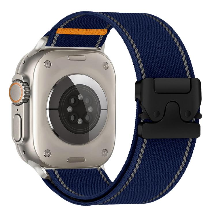 反光傘扣織紋尼龍錶帶，適用於 Apple Watch 49mm / 46mm / 45mm / 44mm，適用於 Apple Watch 42mm / 41mm / 40mm / 38mm