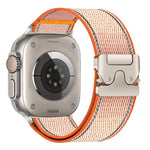 反光傘扣織紋尼龍錶帶，適用於 Apple Watch 49mm / 46mm / 45mm / 44mm，適用於 Apple Watch 42mm / 41mm / 40mm / 38mm