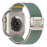 反光傘扣織紋尼龍錶帶，適用於 Apple Watch 49mm / 46mm / 45mm / 44mm，適用於 Apple Watch 42mm / 41mm / 40mm / 38mm