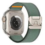 反光傘扣織紋尼龍錶帶，適用於 Apple Watch 49mm / 46mm / 45mm / 44mm，適用於 Apple Watch 42mm / 41mm / 40mm / 38mm