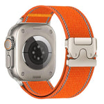 反光傘扣織紋尼龍錶帶，適用於 Apple Watch 49mm / 46mm / 45mm / 44mm，適用於 Apple Watch 42mm / 41mm / 40mm / 38mm