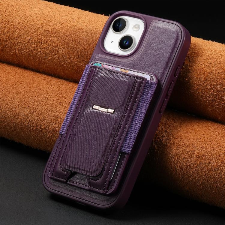 CaseNeo 折疊卡包復古彈性磁吸背蓋手機殼，適用於 iPhone 15、iPhone 14 / 13、iPhone 14 Pro、iPhone 14 Pro Max、iPhone 13 Pro Max、iPhone 13 Pro