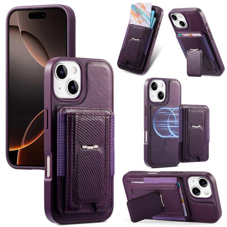 CaseNeo 折疊卡包復古彈性磁吸背蓋手機殼，適用於 iPhone 15、iPhone 14 / 13、iPhone 14 Pro、iPhone 14 Pro Max、iPhone 13 Pro Max、iPhone 13 Pro