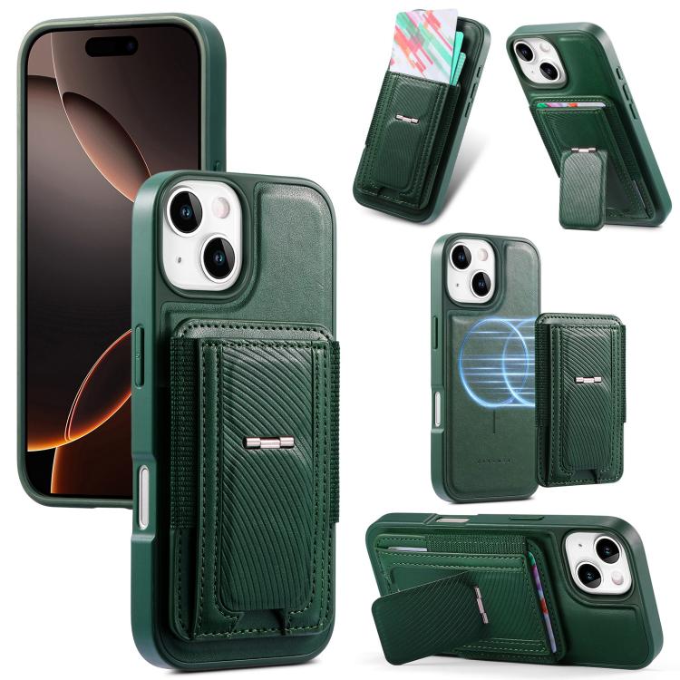 CaseNeo 折疊卡包復古彈性磁吸背蓋手機殼，適用於 iPhone 15、iPhone 14 / 13、iPhone 14 Pro、iPhone 14 Pro Max、iPhone 13 Pro Max、iPhone 13 Pro